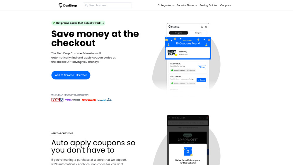 DealDrop Chrome Extension