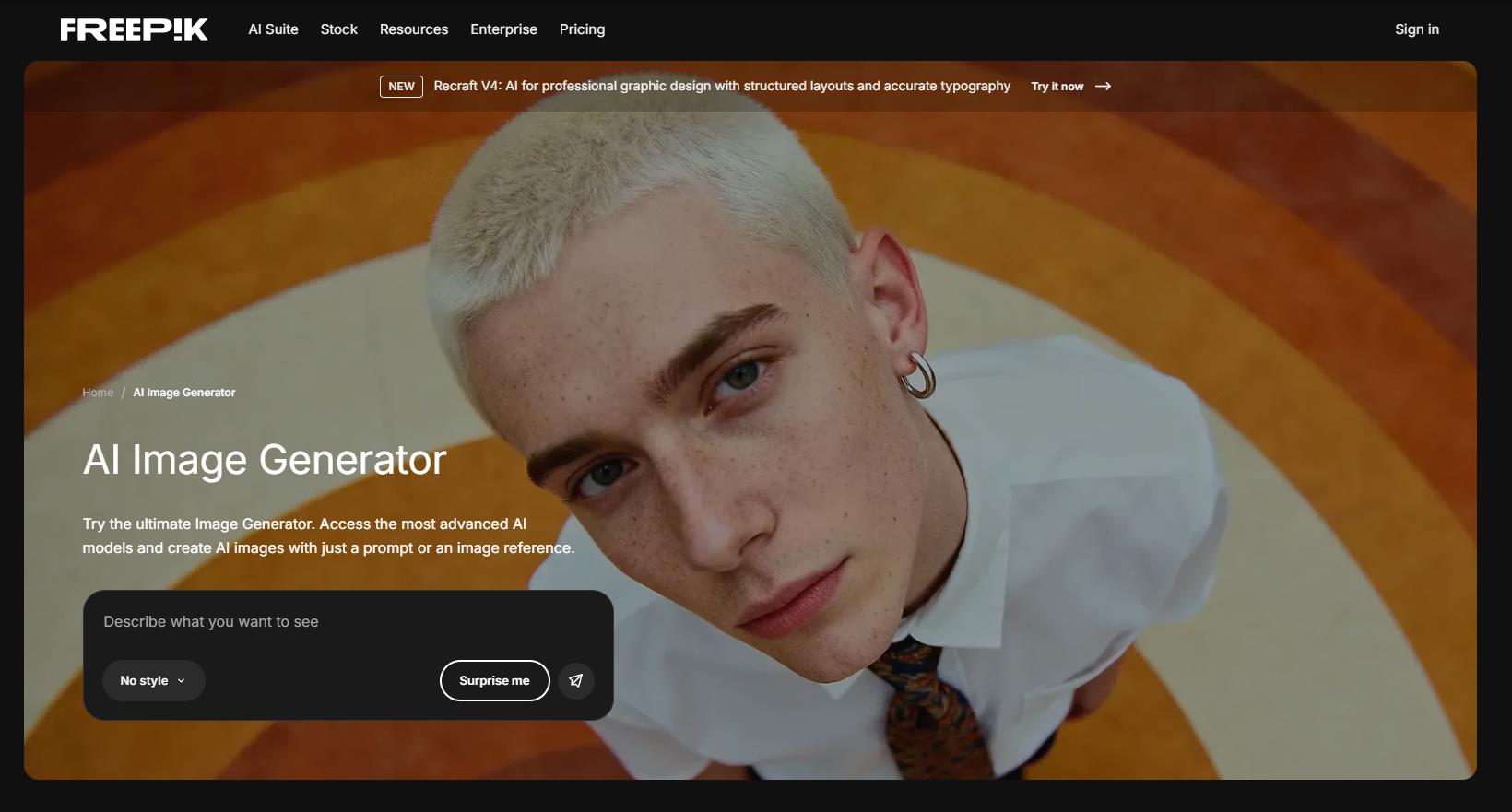 Freepik AI Image Generator