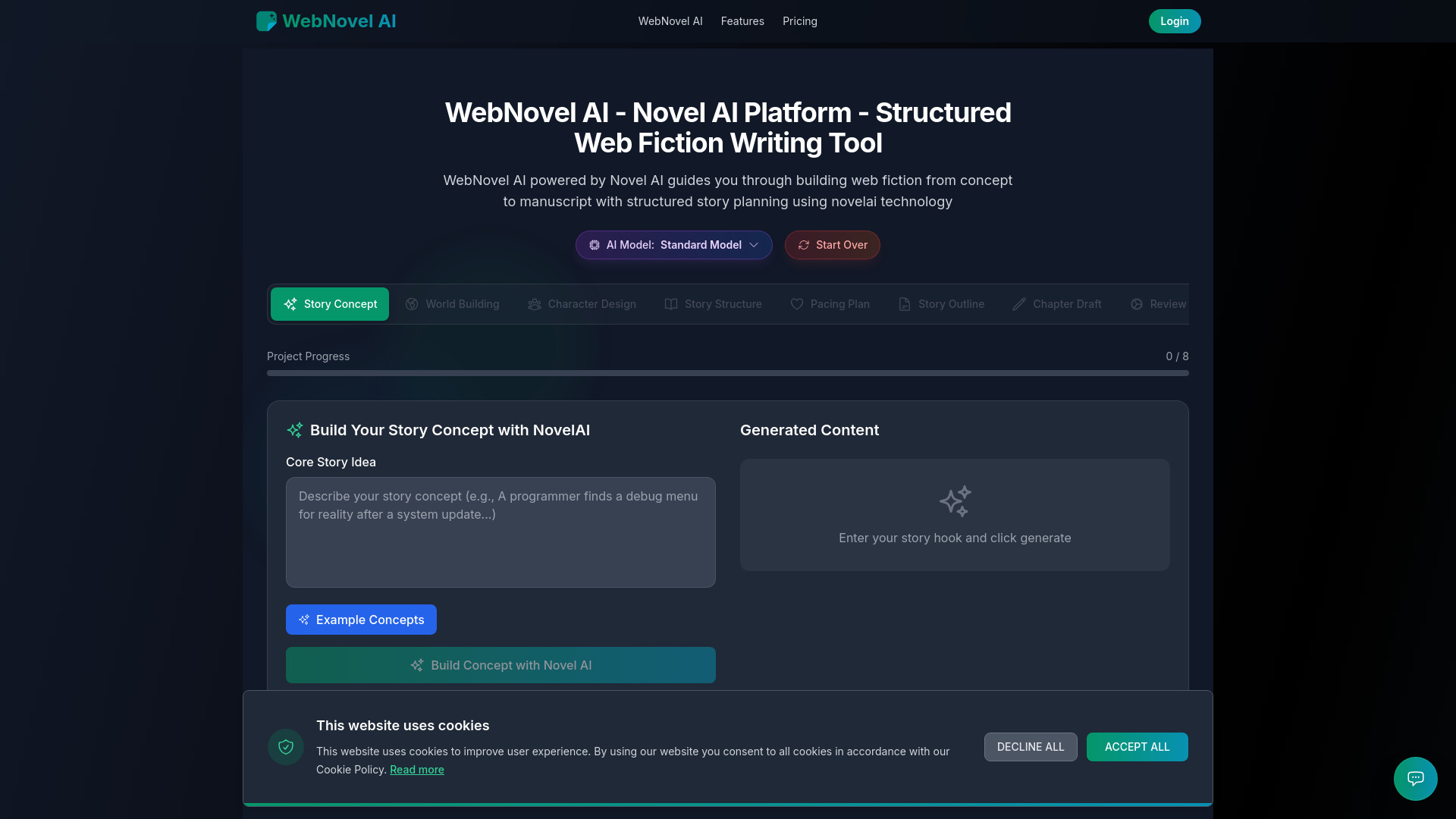 WebNovel AI