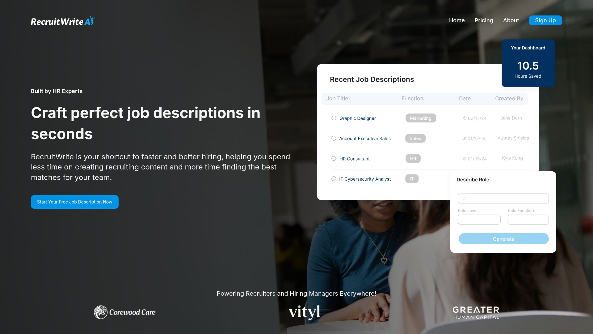 RecruitWrite AI