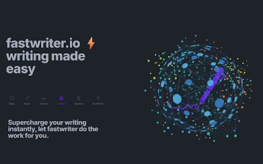FastWriter.io Extension - 谷歌插件