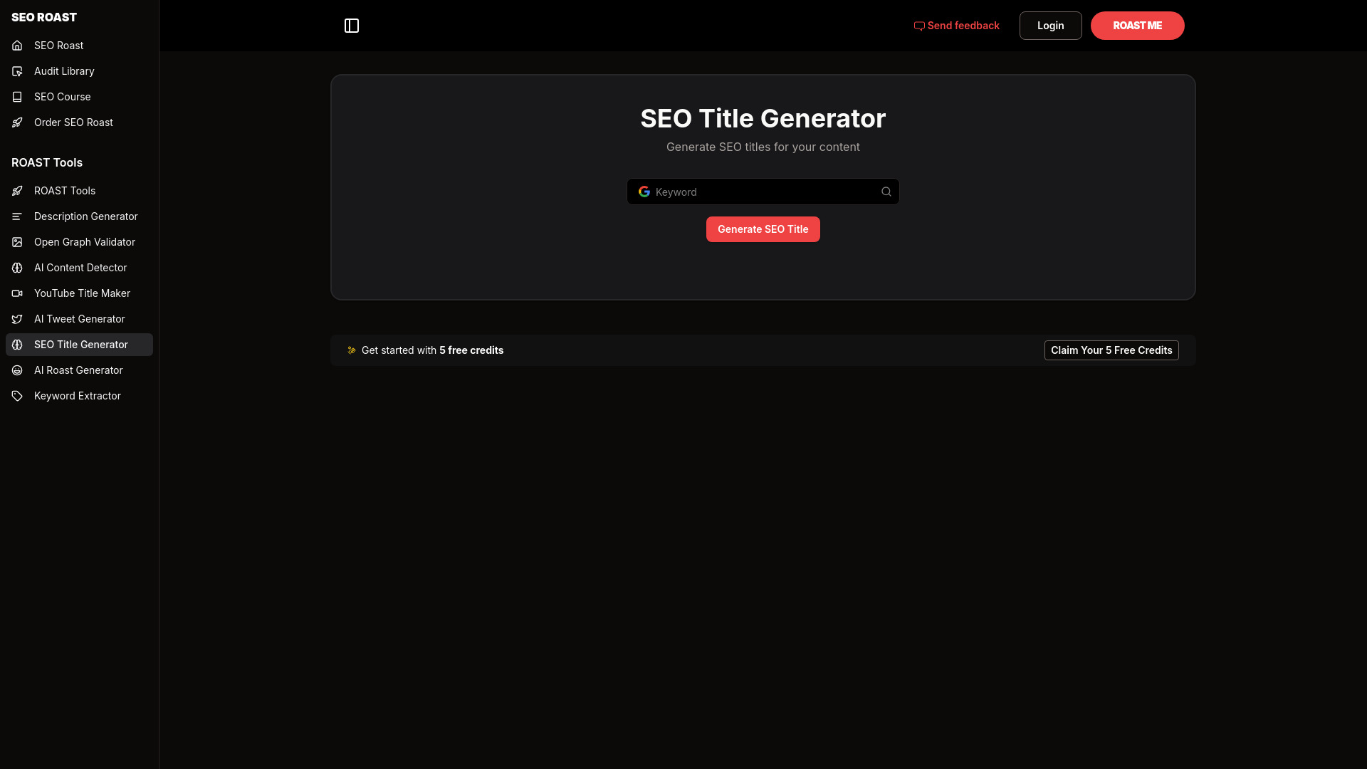 SEO Roast