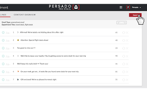 Persado Connect Chrome Extension - 谷歌插件