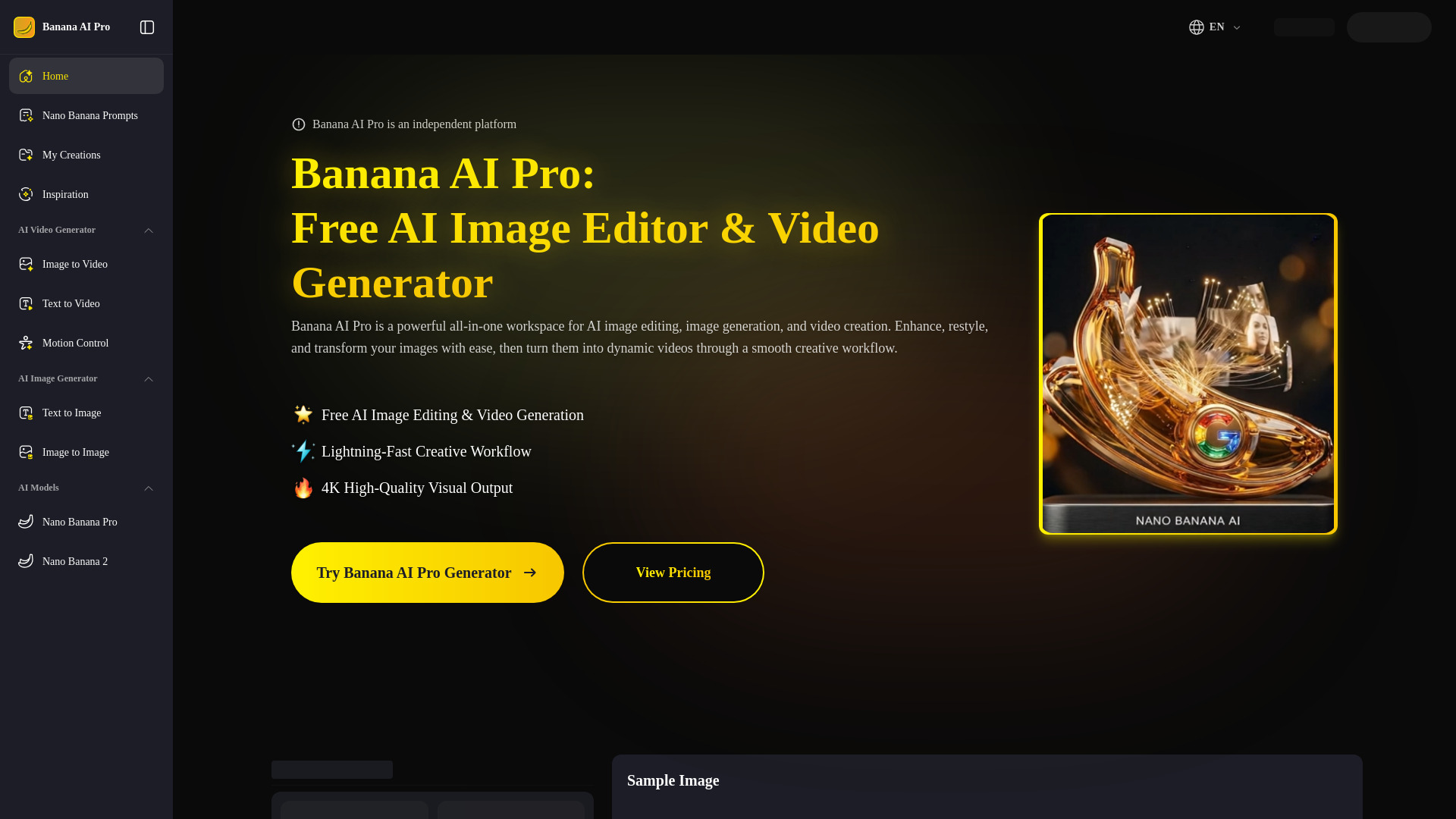 Nano Banana Pro AI Image Editor
