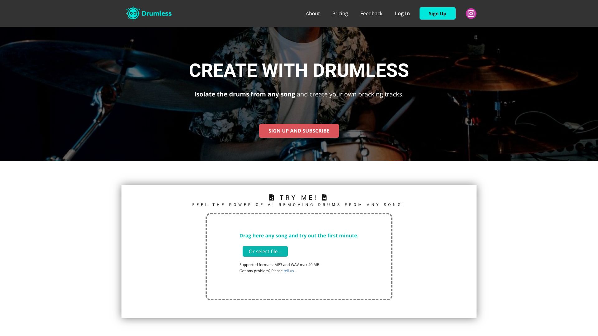 Drumless