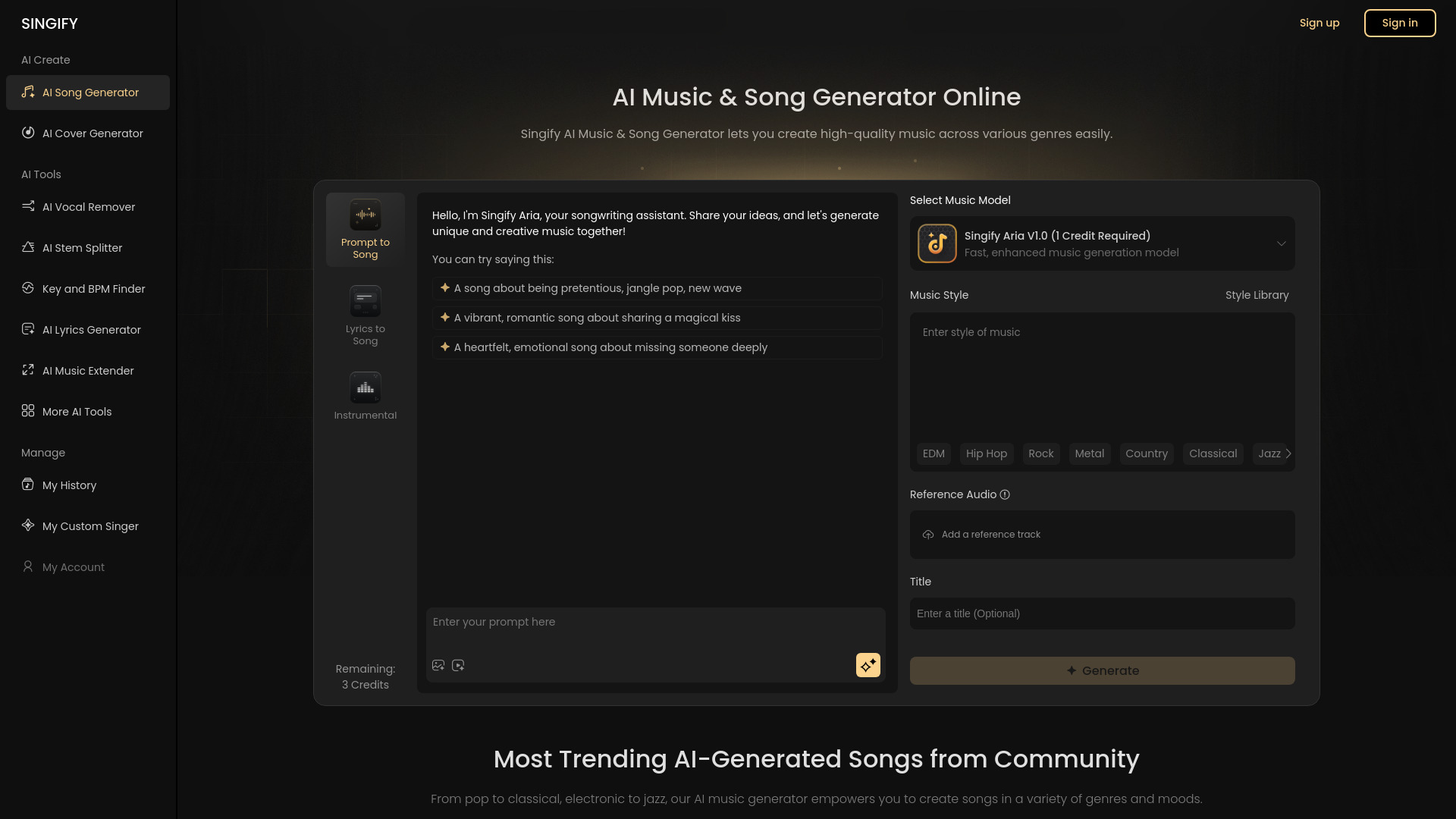 Singify AI