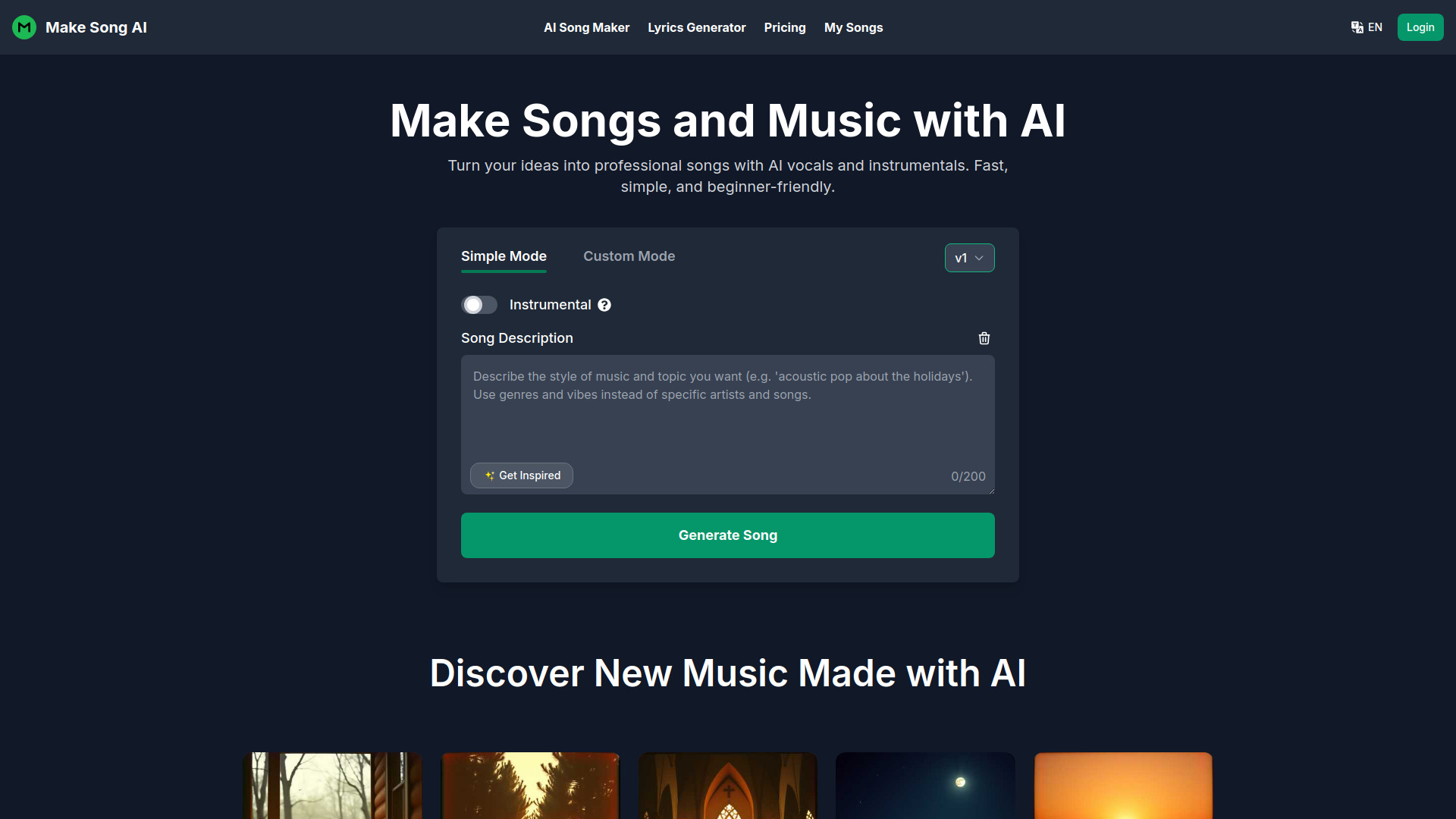 Make Song AI