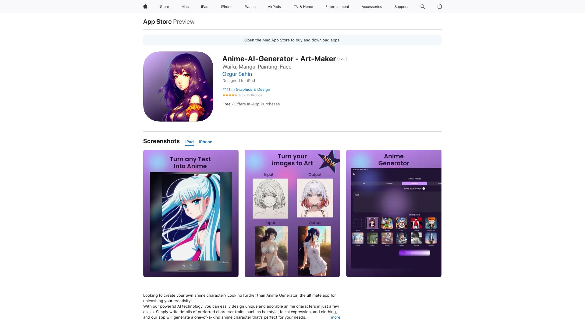 Anime-AI-Generator - Art-Maker
