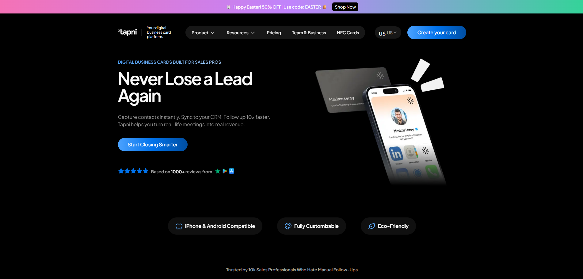 Tapni - Business Card CRM