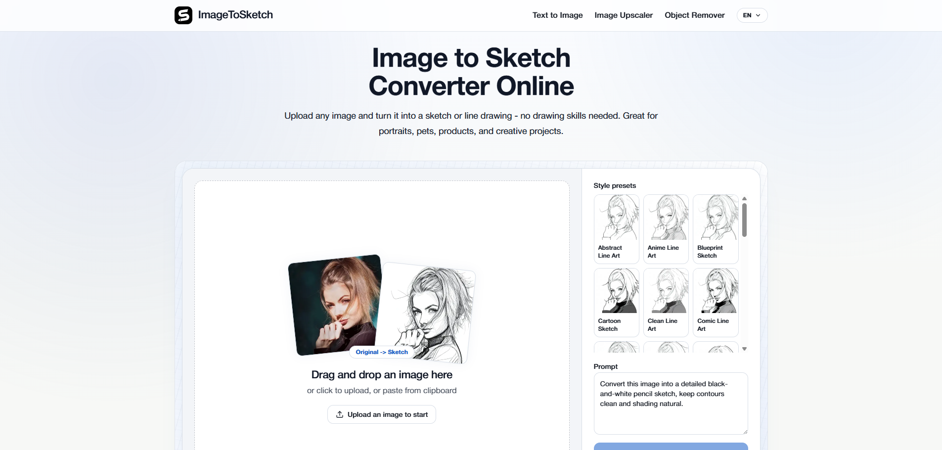 ImageToSketch