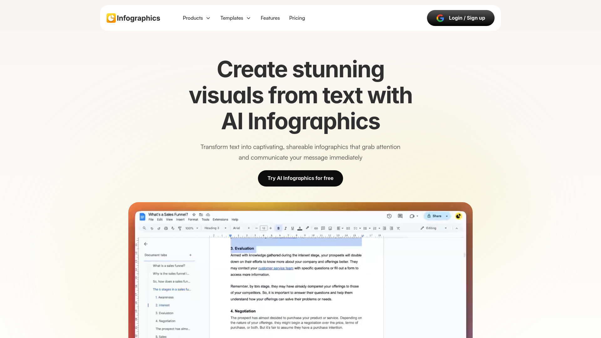 Infographics AI