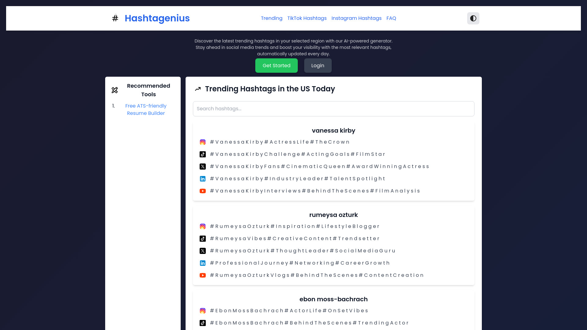 Hashtagenius