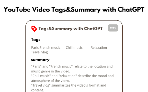 YouTube Video Tag Extension - 谷歌插件