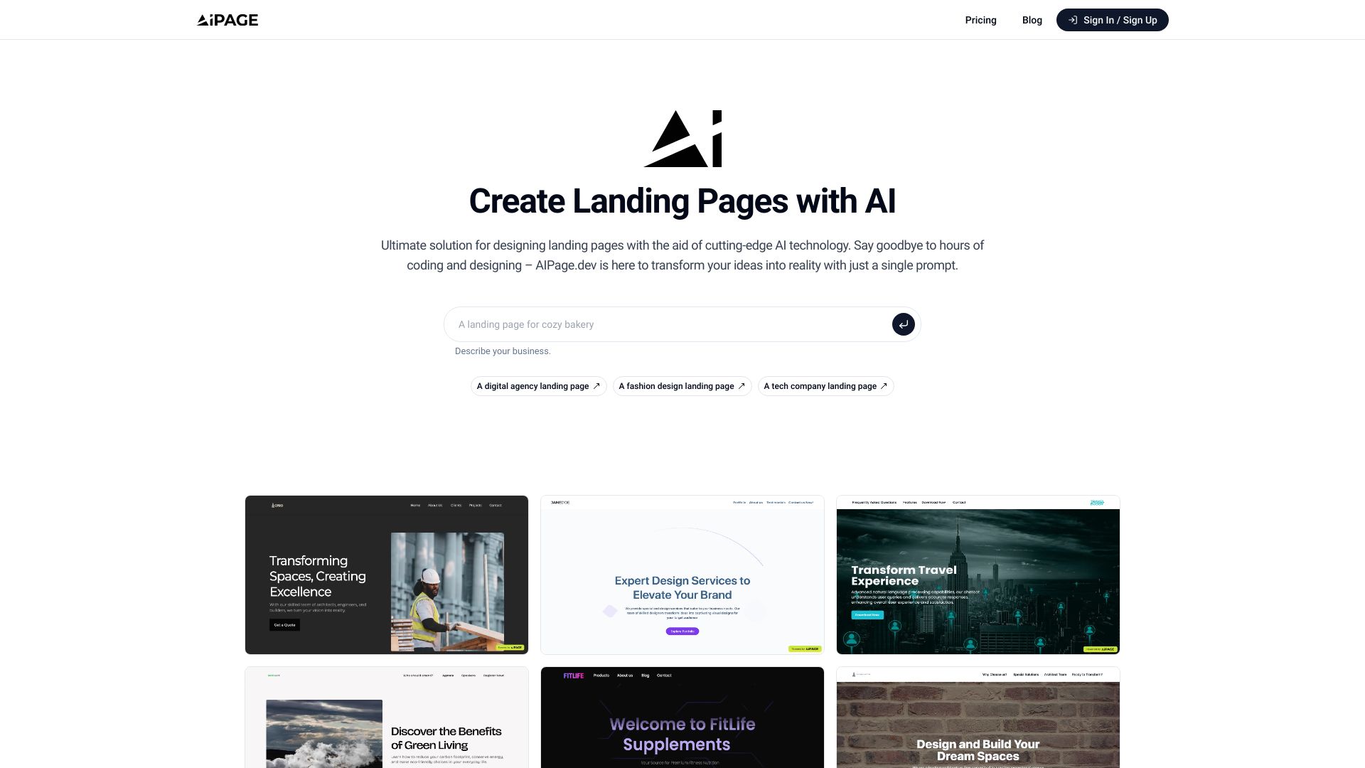 AIPage.dev