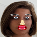 P5 and faceApi Cartoon Overlay - 谷歌插件