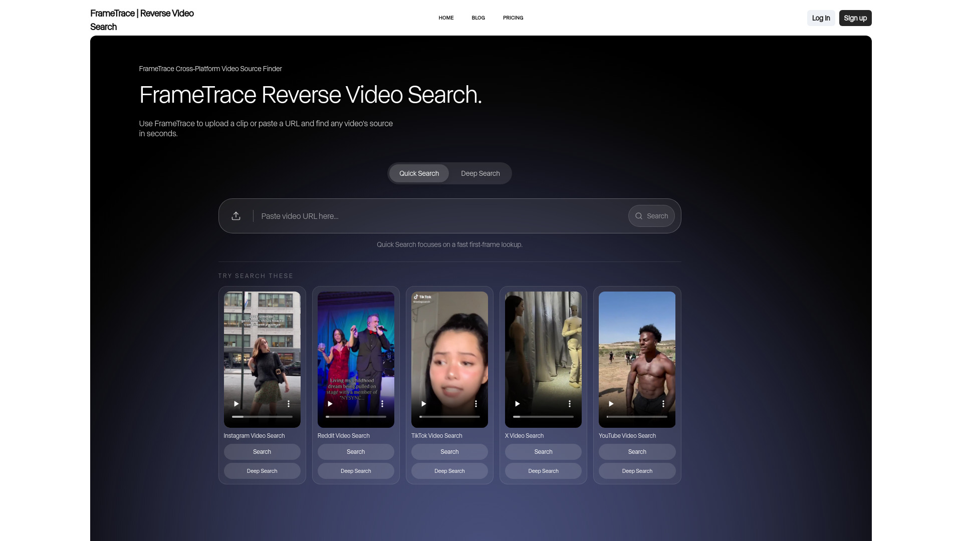 FrameTrace | Reverse Video Search