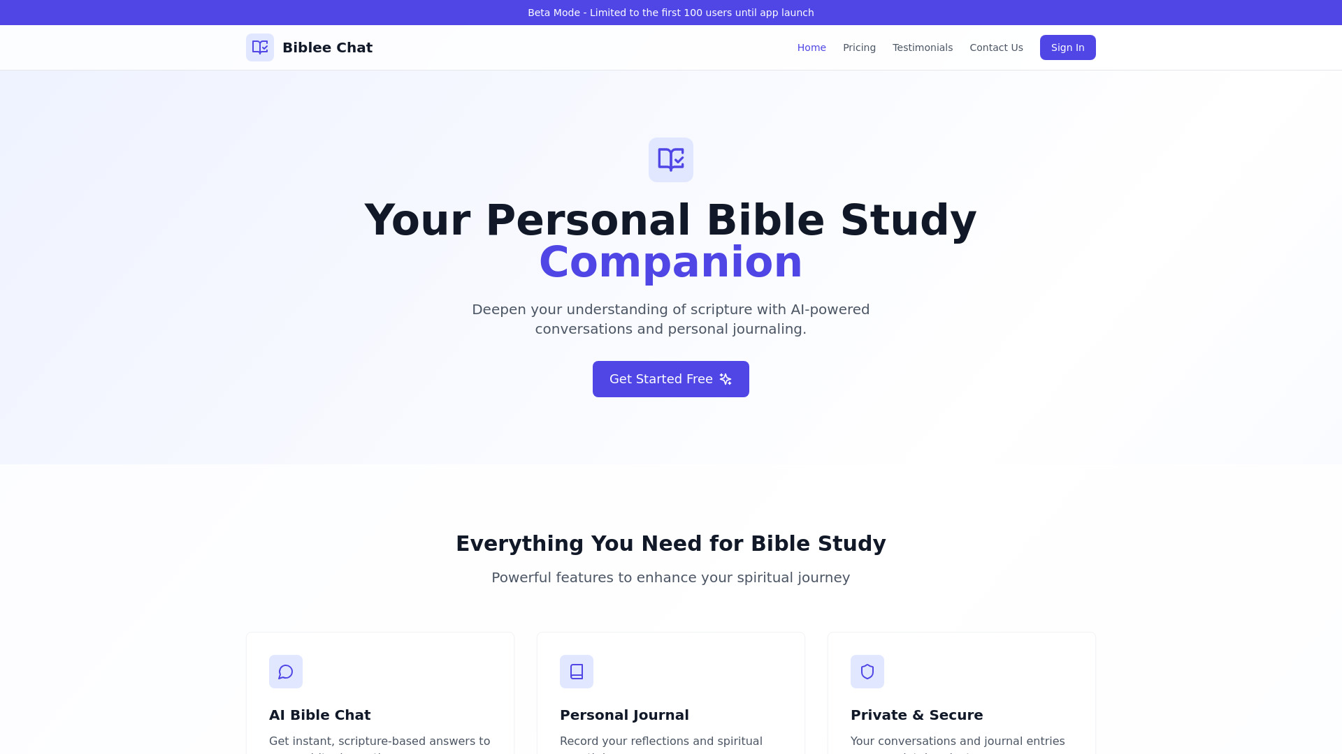 Biblee Chat