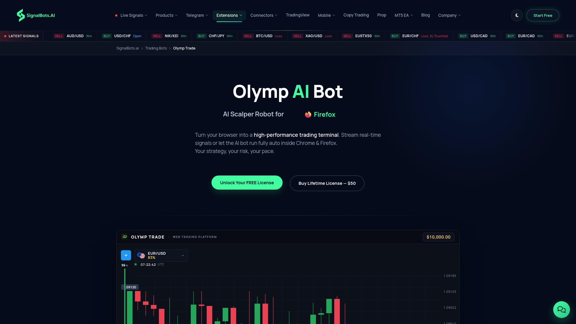 Olymp AI Bot