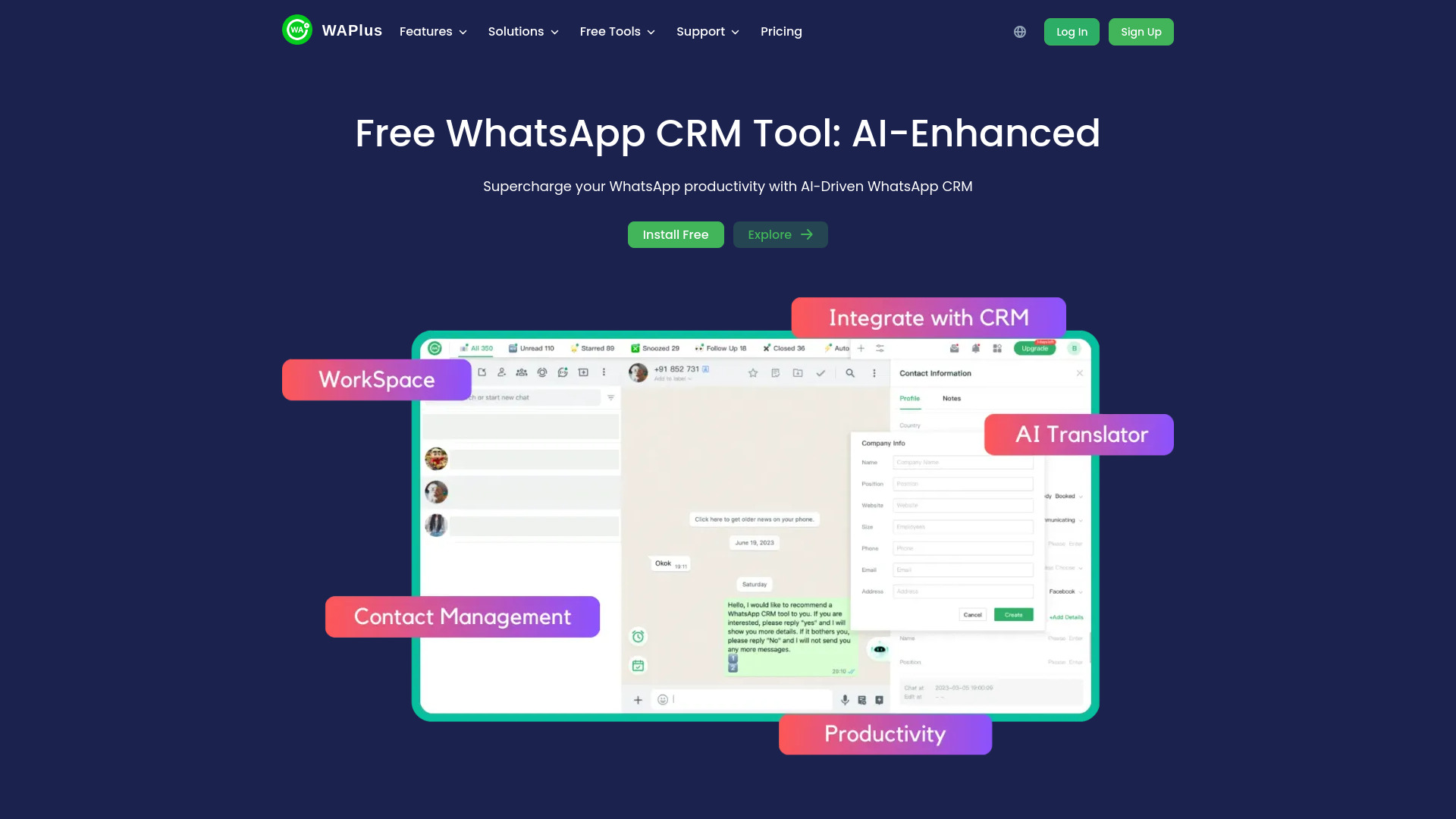WAPlus CRM