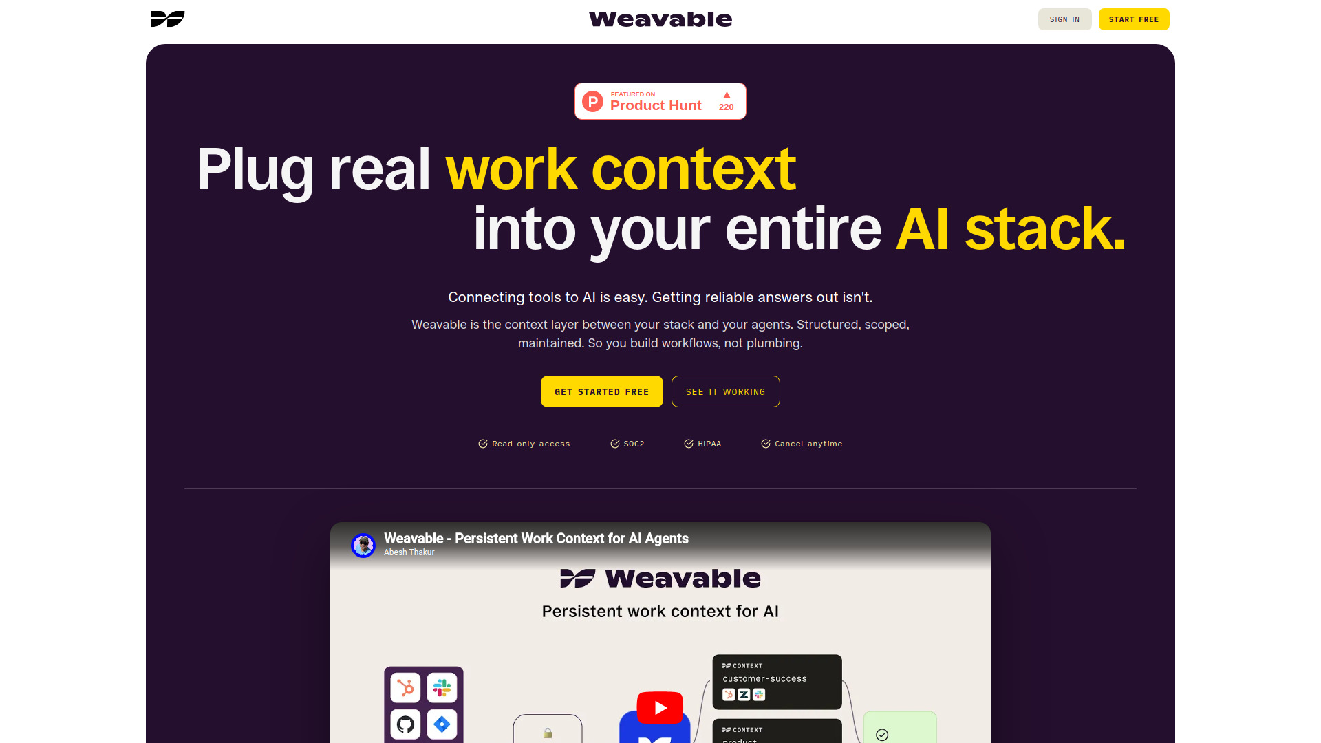 Weavable