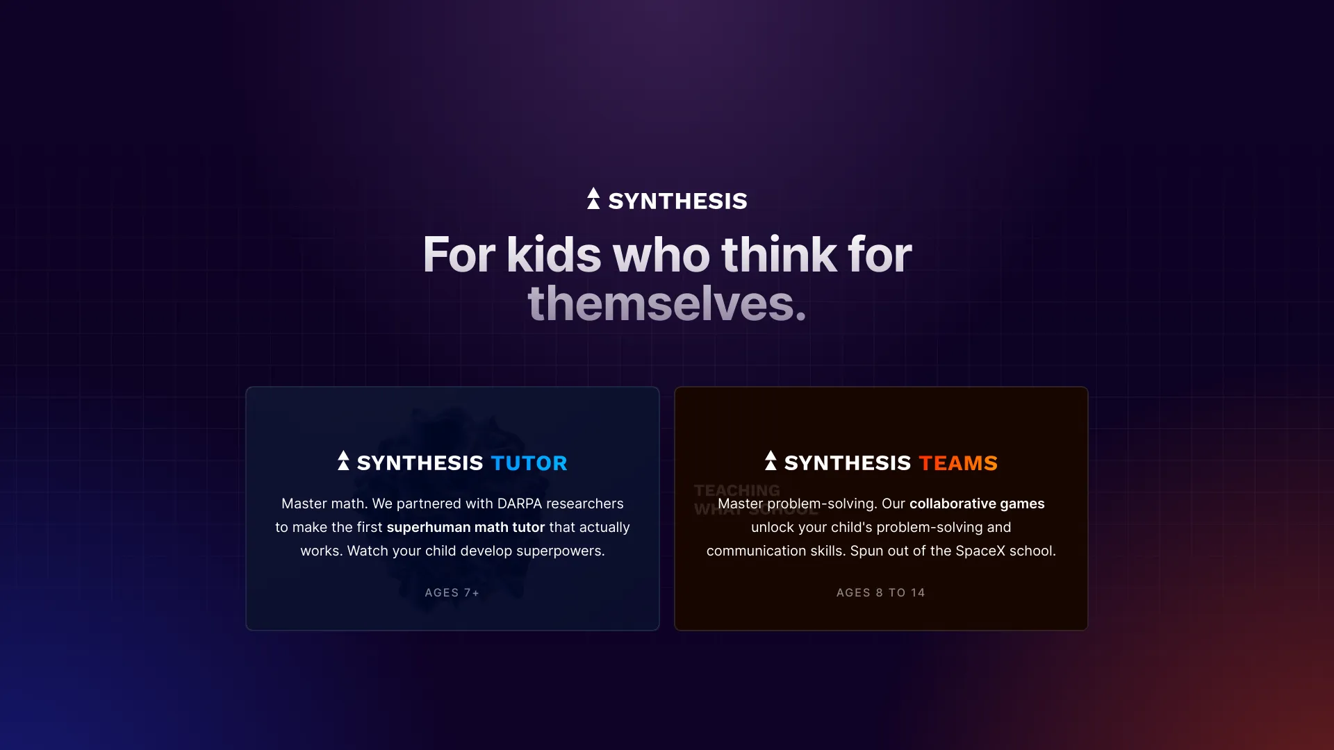 Synthesis Tutor