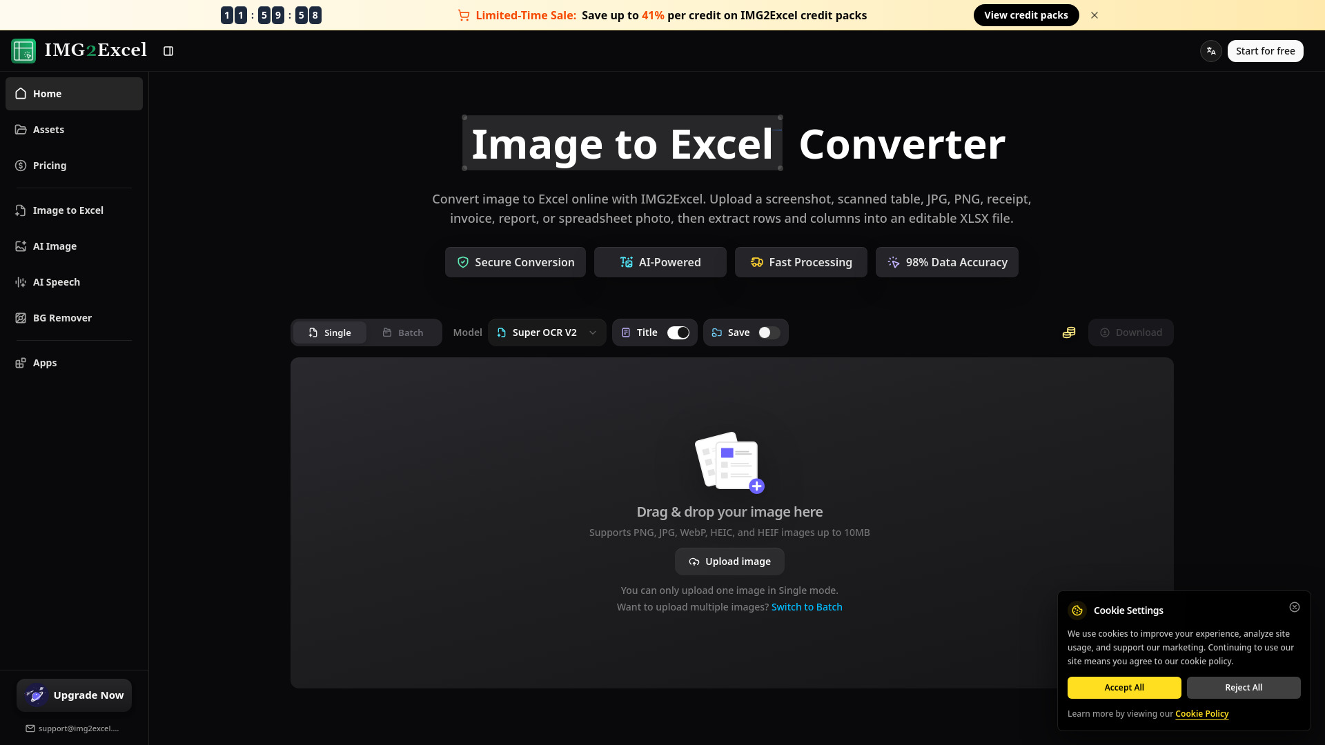 IMG2Excel