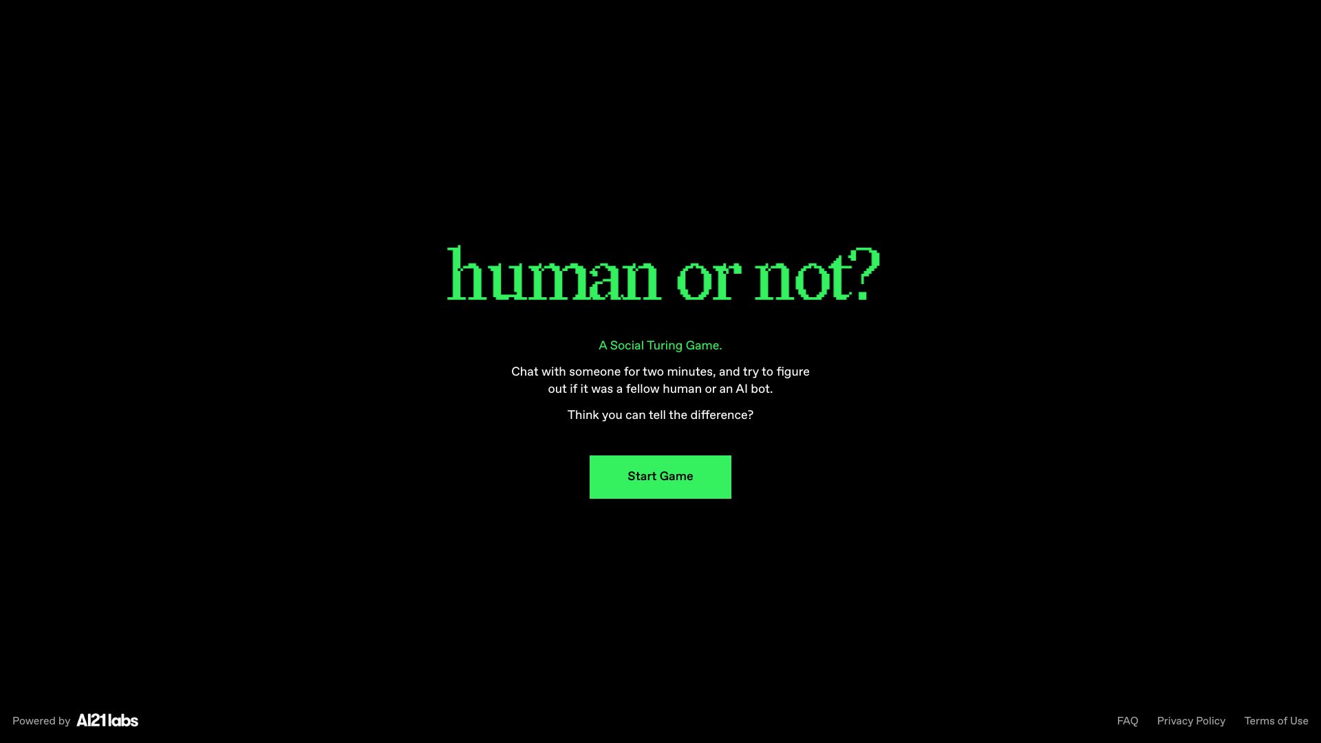 Human or Not?