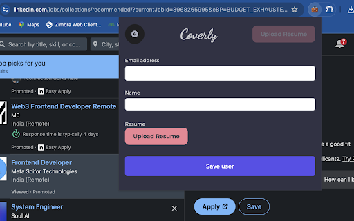 AI Cover Letter & Cold Email Generator - 谷歌插件