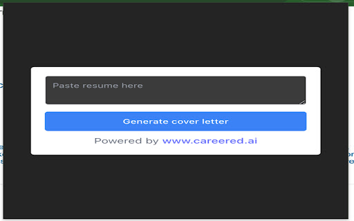 AI Cover Letter Generator - 谷歌插件