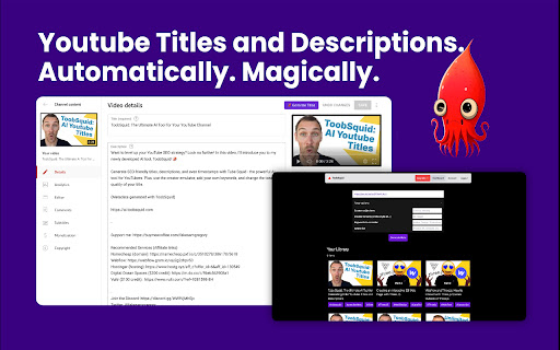 AI YouTube Title & Description Generator - 谷歌插件