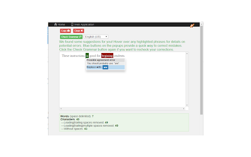Grammar Checker - 谷歌插件