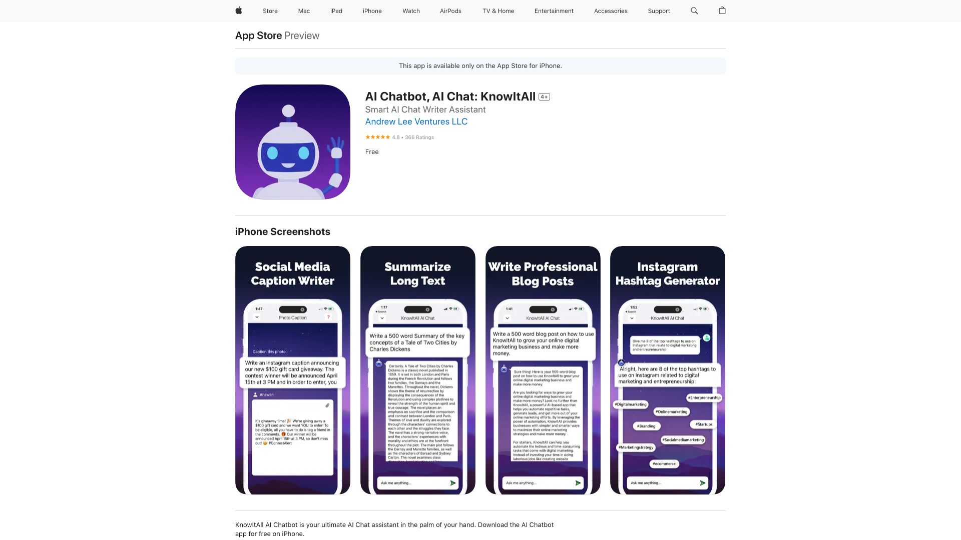 KnowItAll AI Chat