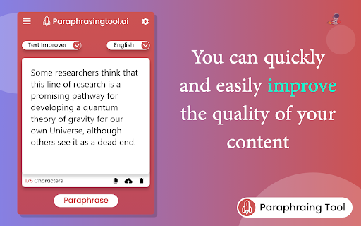 Paraphrasingtool.ai Chrome Extension - 谷歌插件