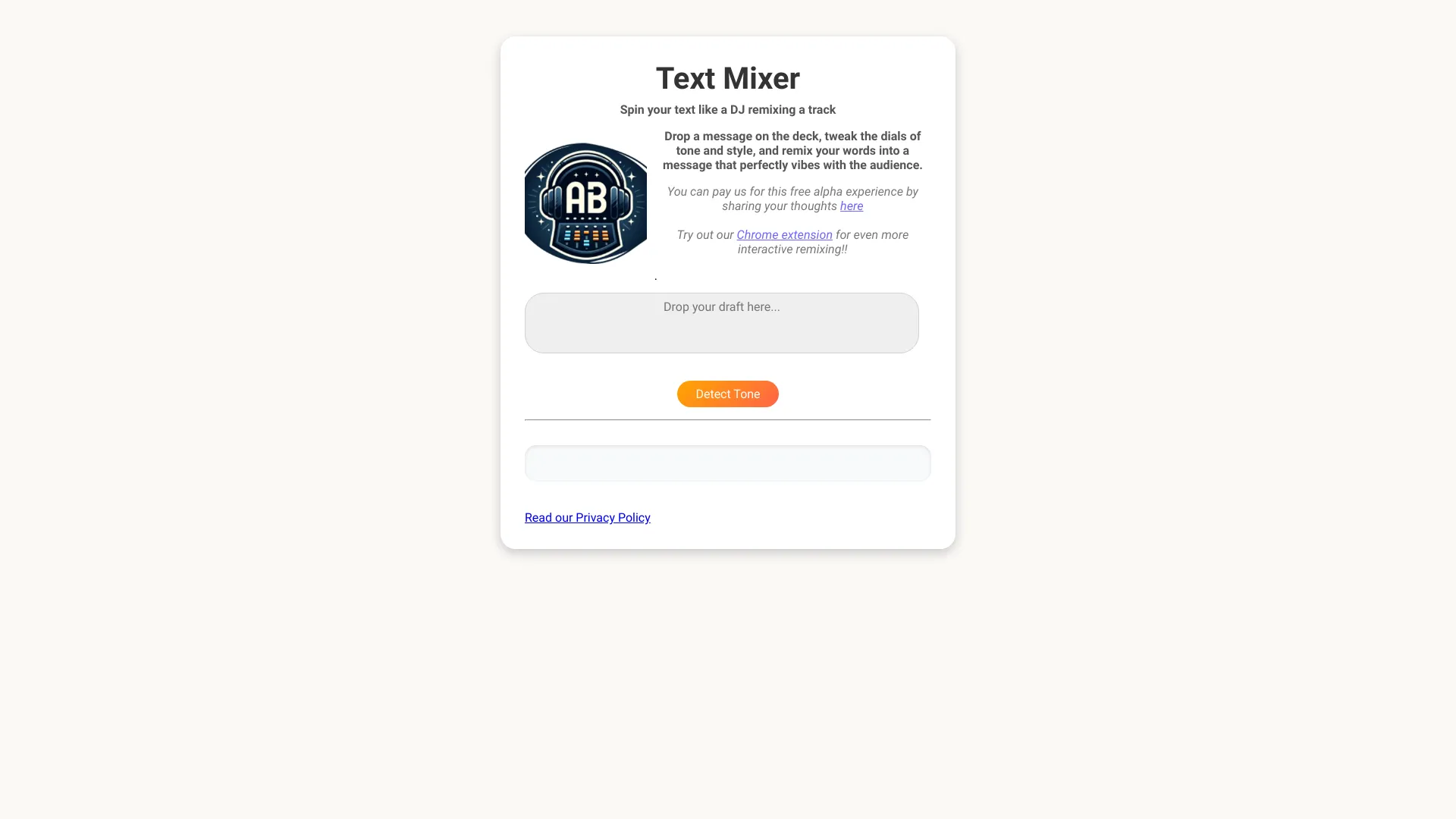 Text-Mixer