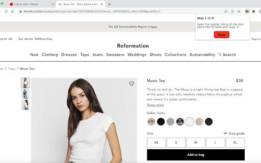 Depop Listing AI - 谷歌插件