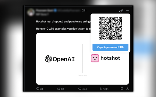 Supercreator.ai for X - 谷歌插件