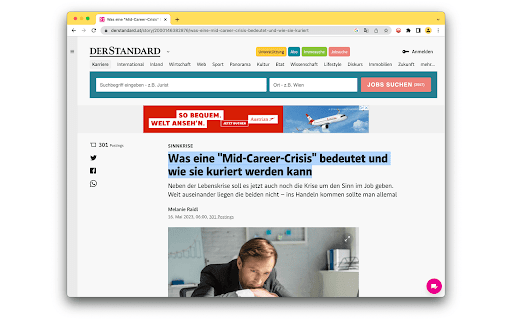 Austrian AI Rewrite & Translate Chrome Extension - 谷歌插件