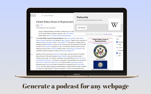 Podcastify - 谷歌插件