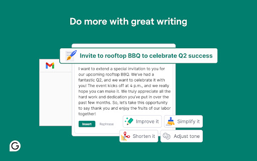 Grammarly - 谷歌插件