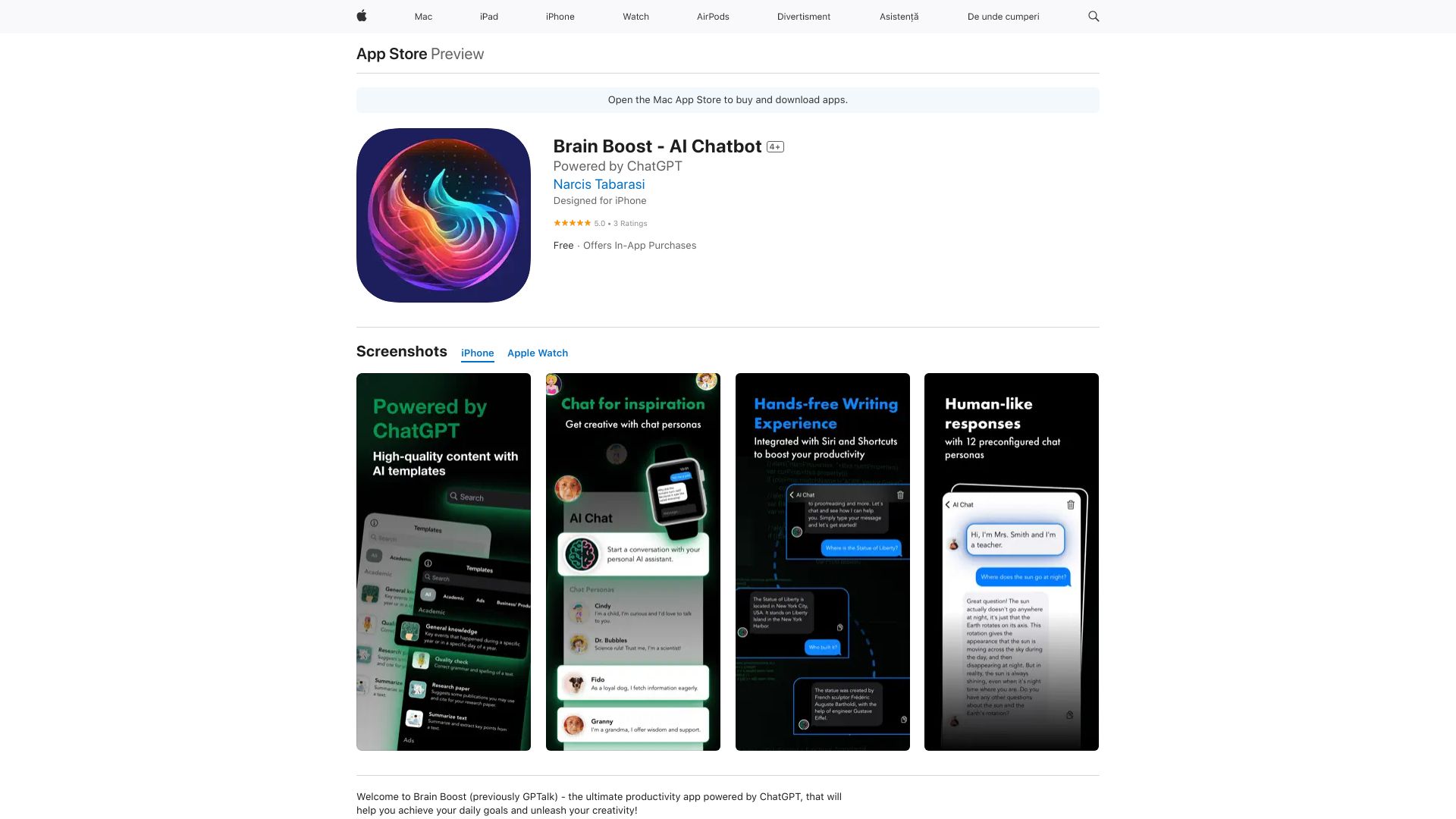 Brain Boost - AI Chatbot