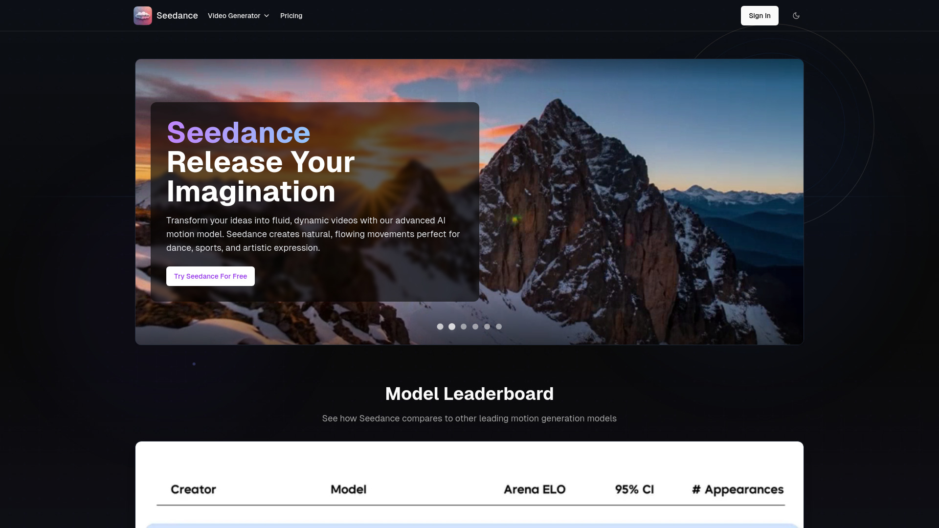 Seedance Video Generator