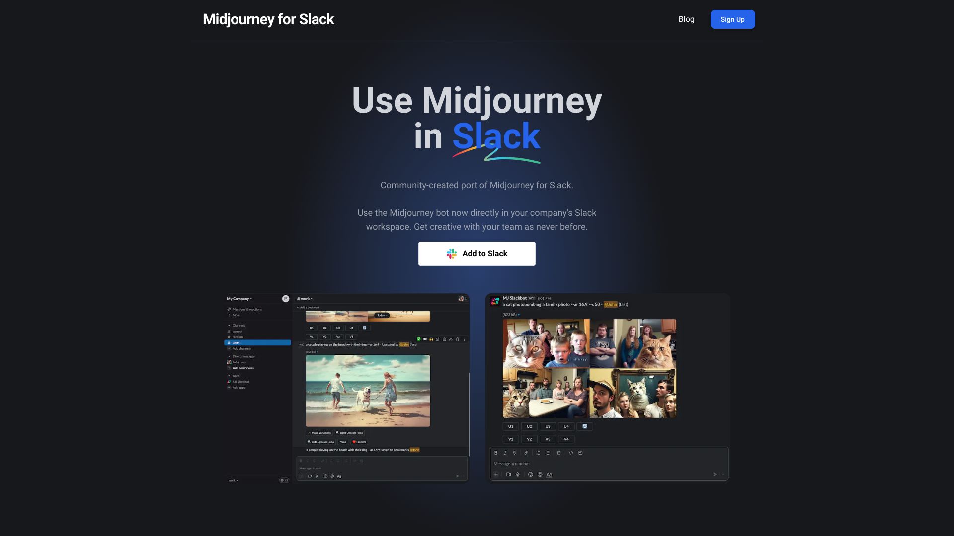 MJ Slack Bot