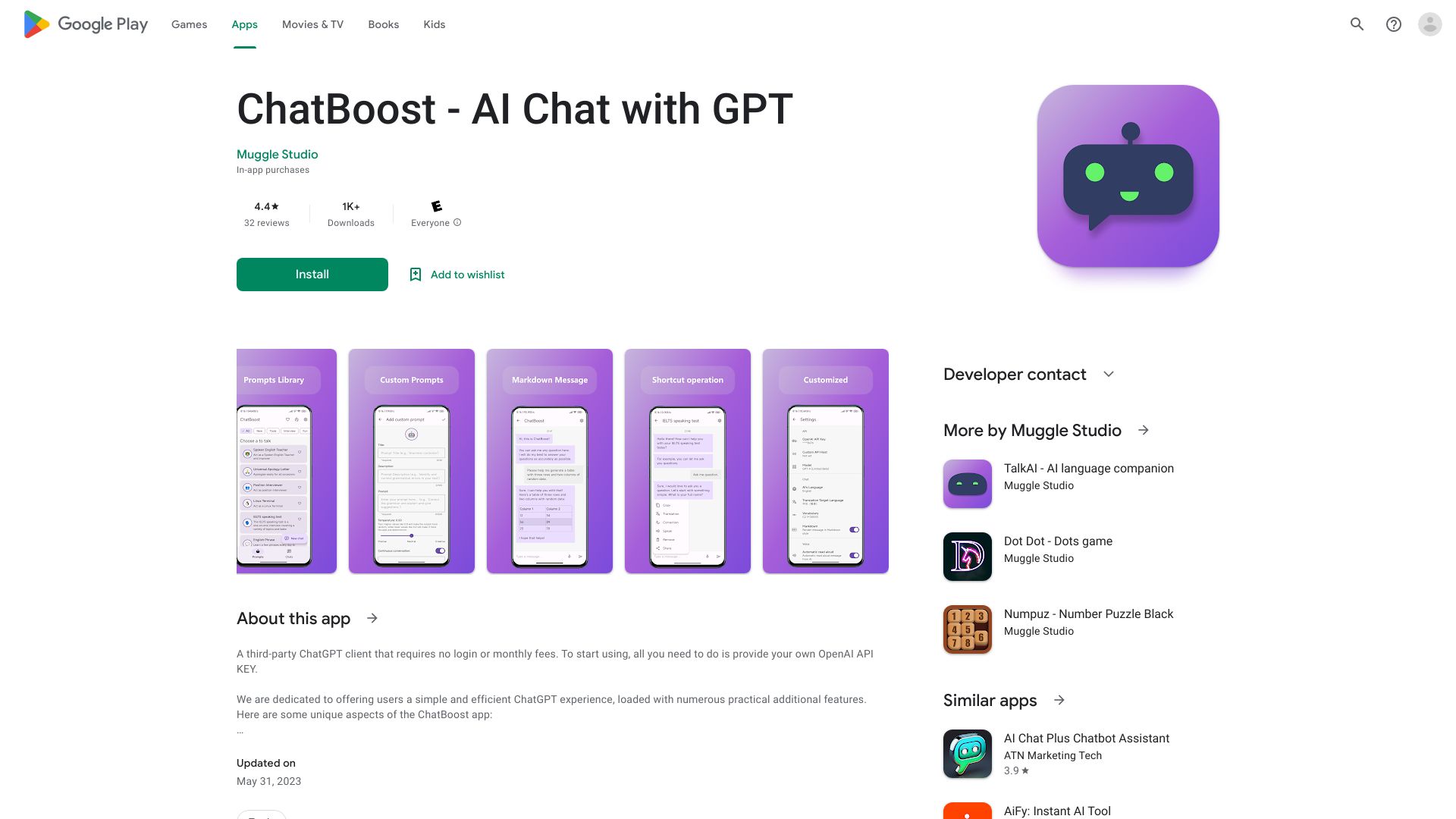 ChatBoost - AI Chat Client