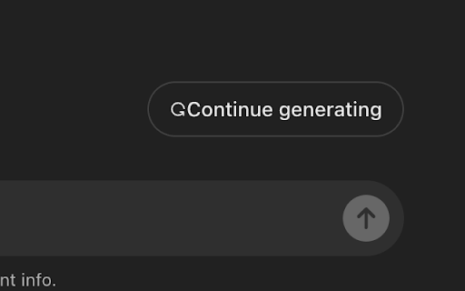Chat GPT Continue Generating Button Auto Clicker - 谷歌插件