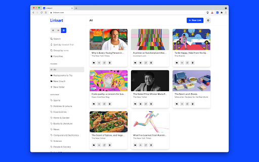 Linksort - 谷歌插件