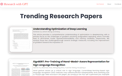 GPT Chatbot Research Links - 谷歌插件