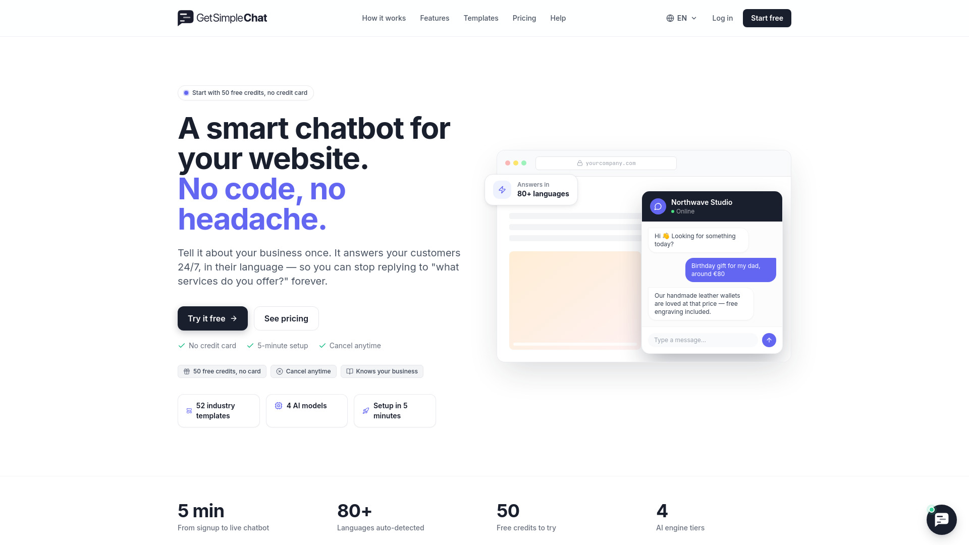 Get Simple Chat
