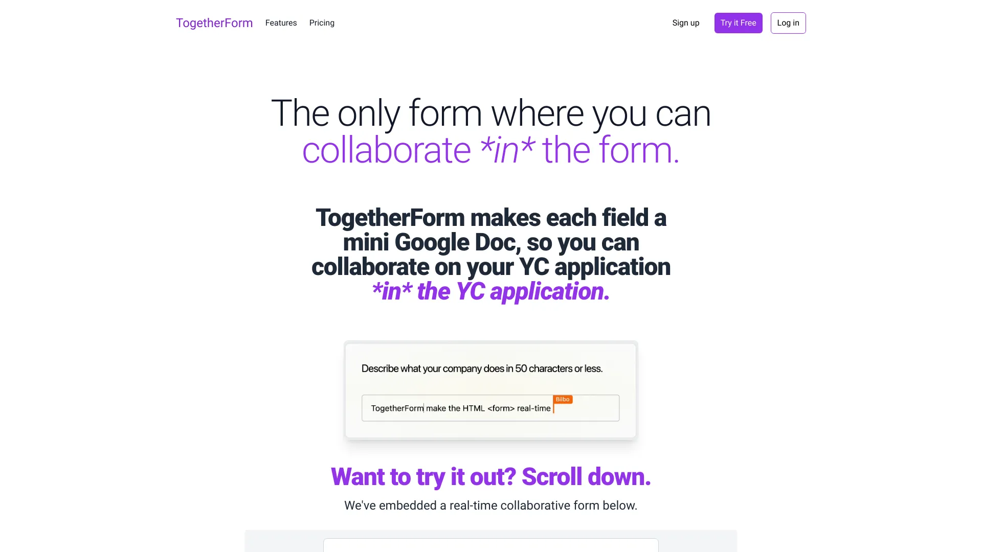 TogetherForm