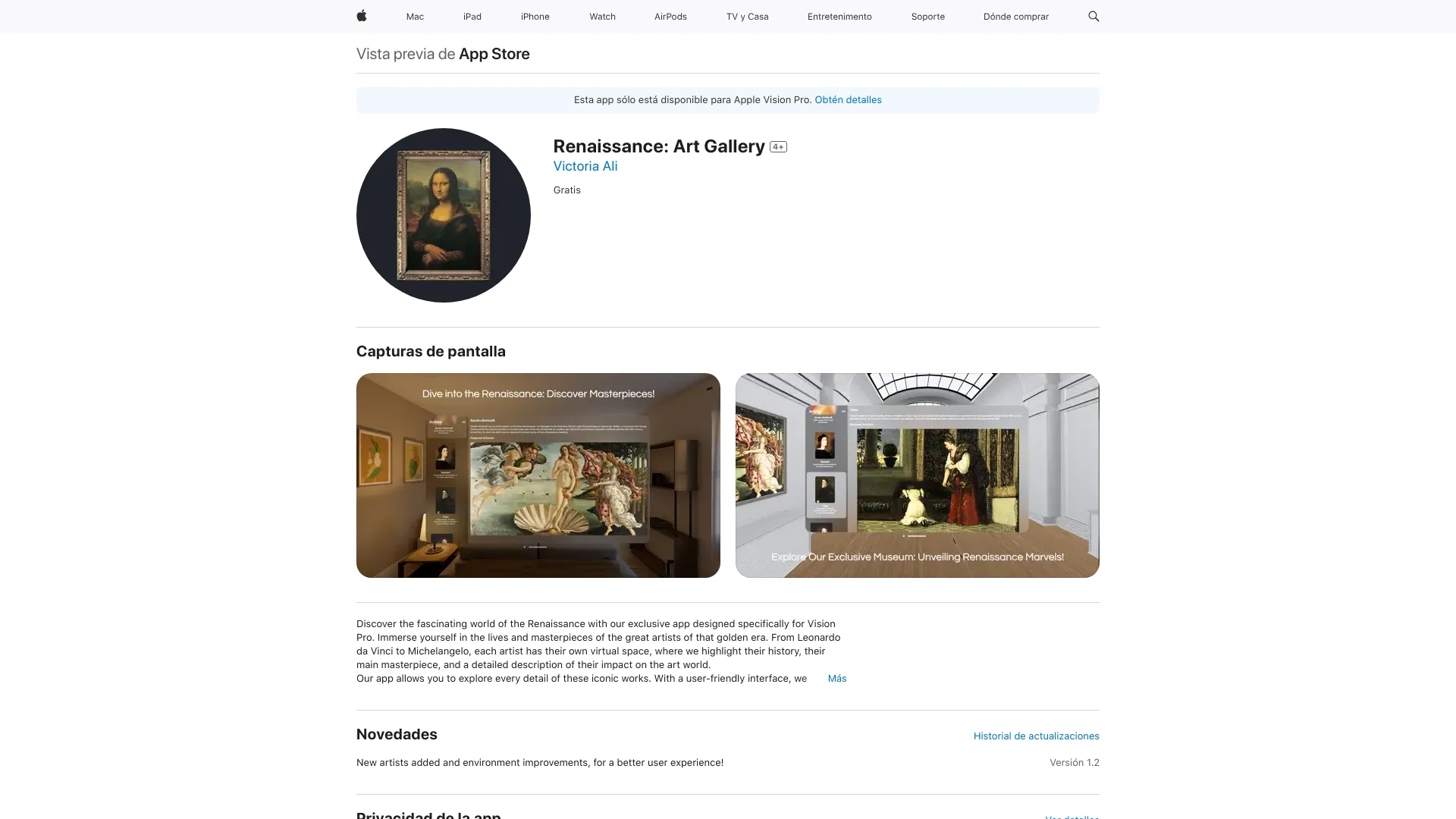 Renaissance: Art Gallery