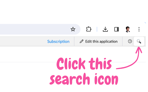 Zoho Creator Menu Search - 谷歌插件